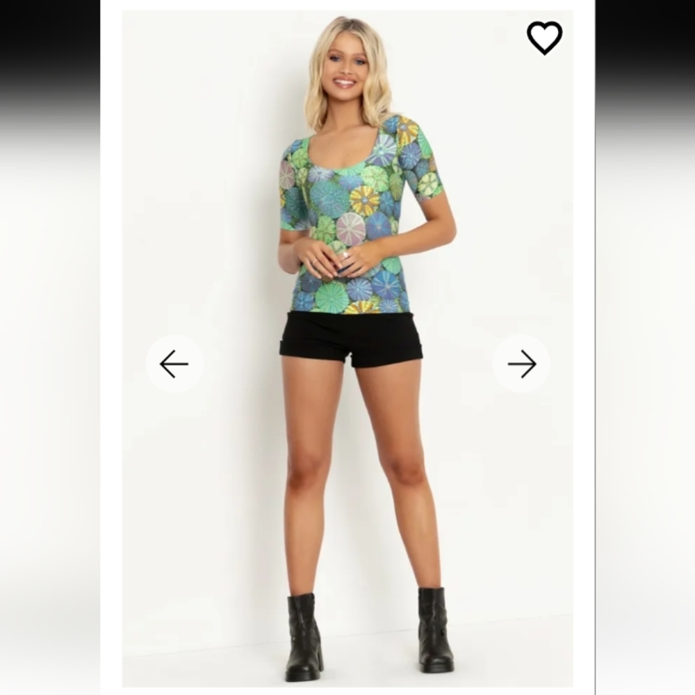 Mermaid Dream bodycon top, extrasmall